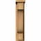 Ekena Millwork Newport Smooth Corbel w/Backplate, Western Red Cedar, 5 1/2"W x 12"D x 24"H COR06X12X24NEW01SWR - alternate 4